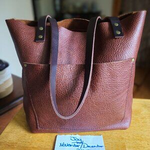 Portland Leather Goods Nutmeg Medium Classic Tote - EUC - $125